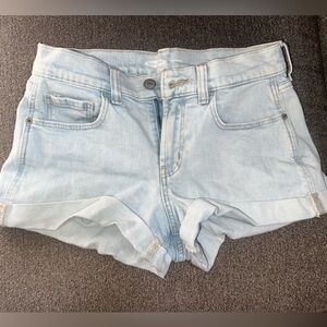 Light Blue Denim Shorts
